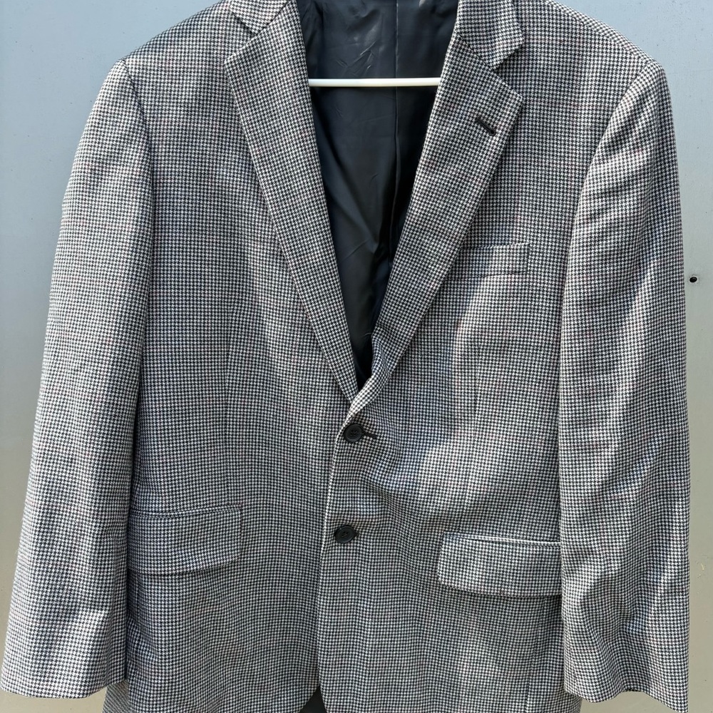 Brooks Brothers Black & White houndstooth Sport Coat